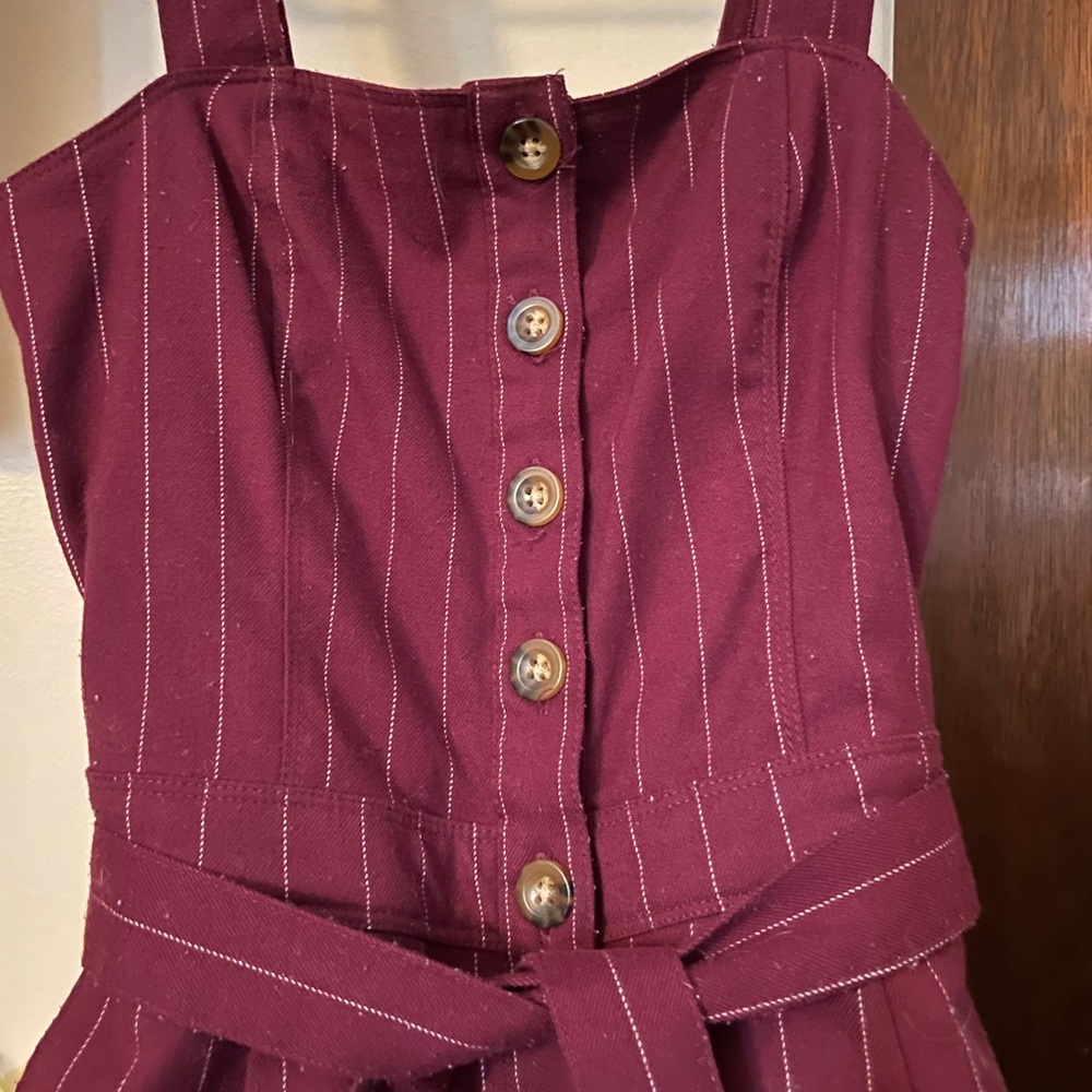 Hollister Burgundy Jumpsuit XS